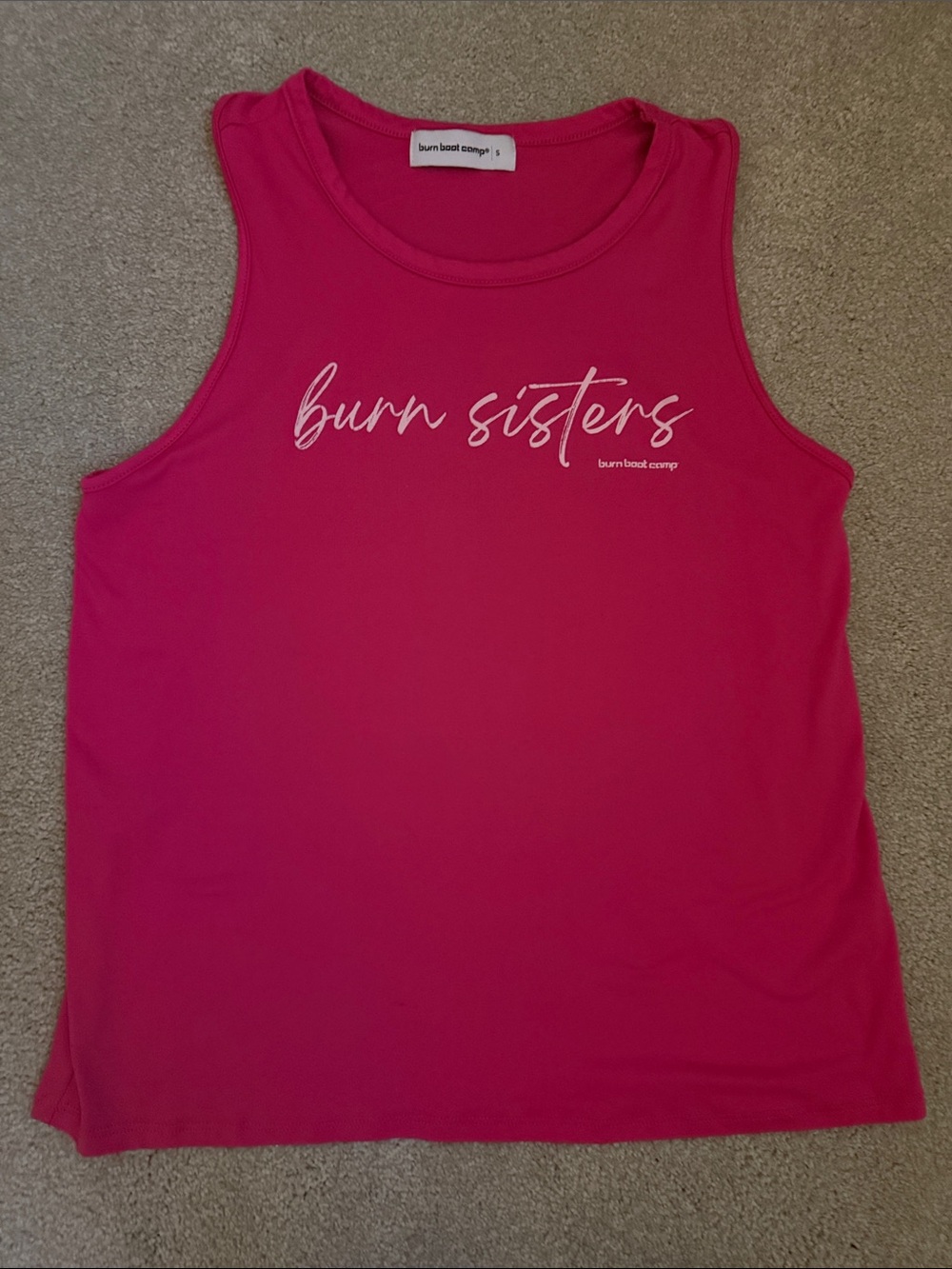 Burn Boot Camp Women’s Burn Sisters Tank - Fuchsia Pink S
